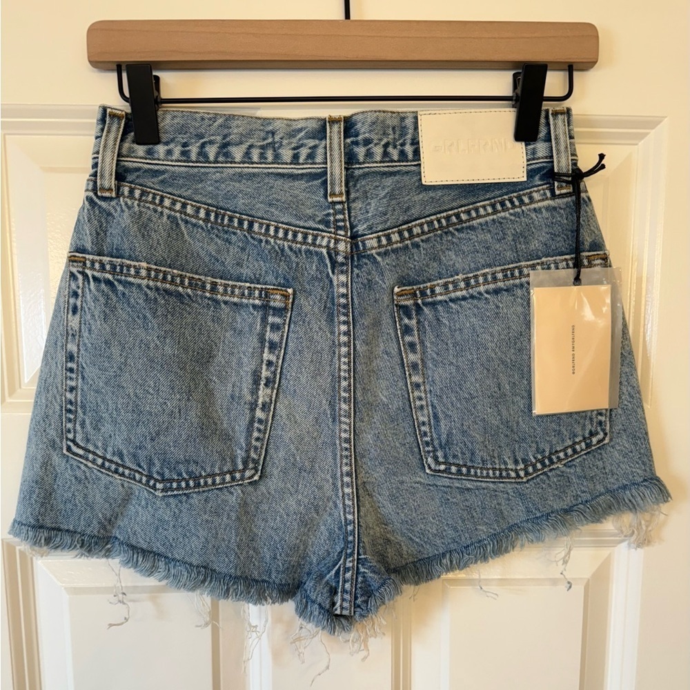 GRLFRND The Jules Super High Rise Vintage Cut Off Shorts Size 25 - Picture 2 of 12